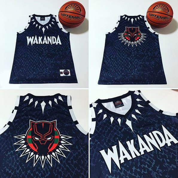 Marvel Black Panther Wakanda Forever Basketball Jersey