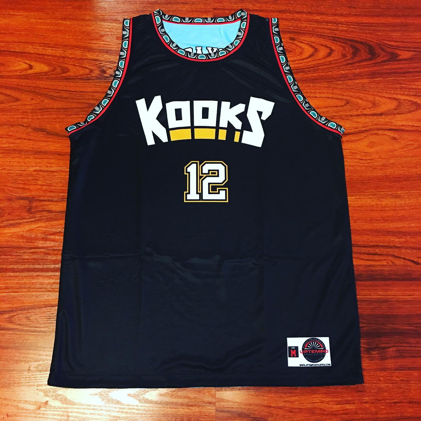  TAND Custom Basketball Jersey Reversible Uniform Add Any Team  Name Number Personalized Sports Vest for Men/Boys Black Yellow-04 One Size  